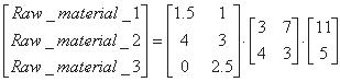 Matrix multiplication